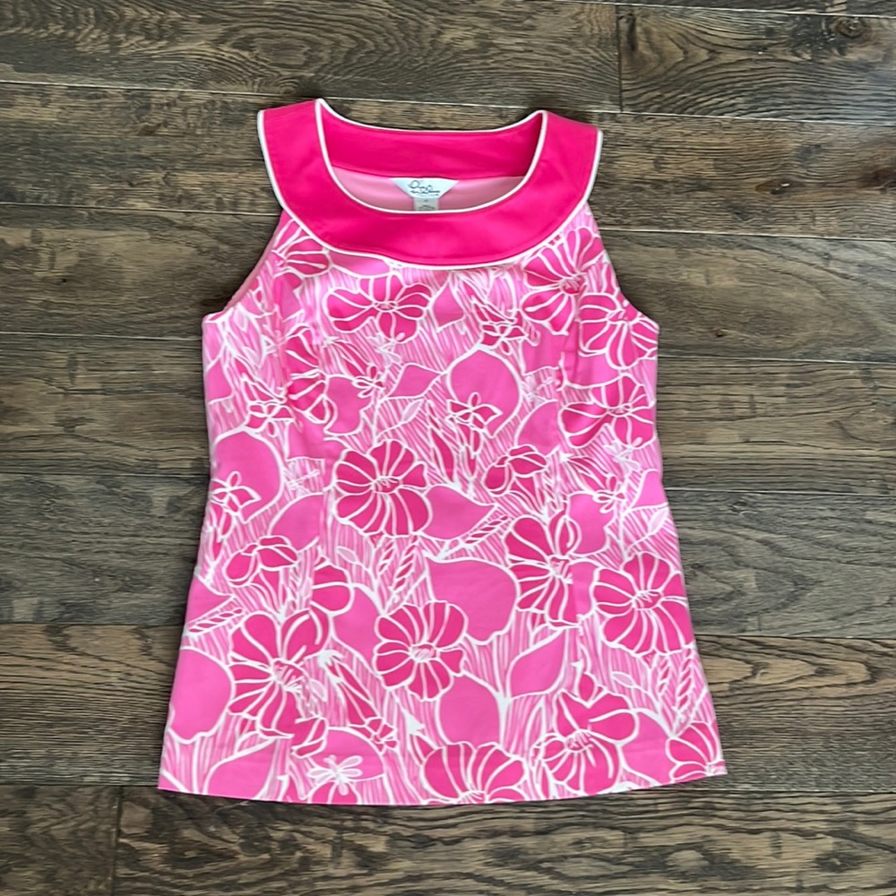 Lilly Pulitzer Shell Pink Fresh Start Tunic.